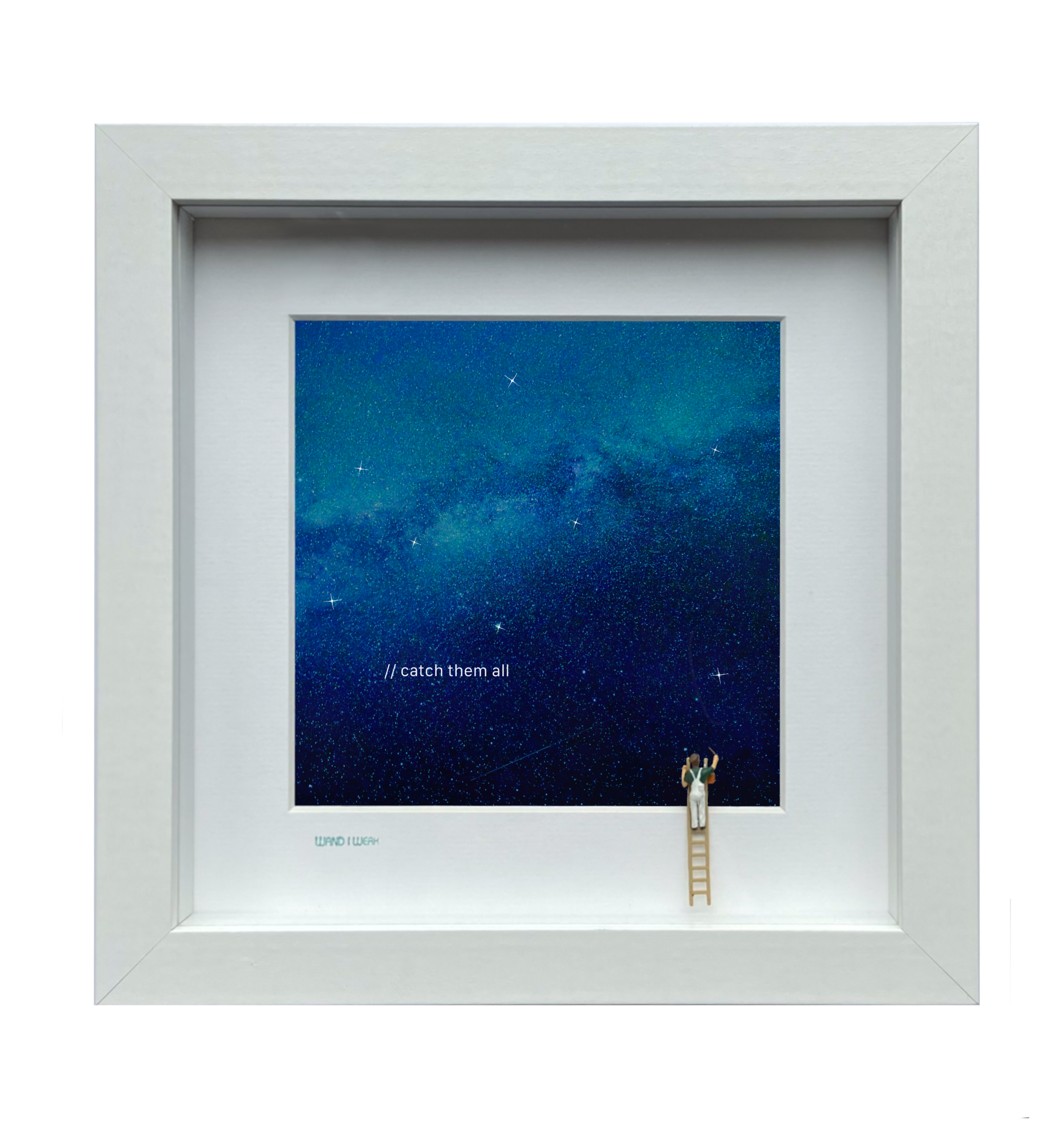 catch them all  - 3D Bilder im Objektkasten - art in boxes