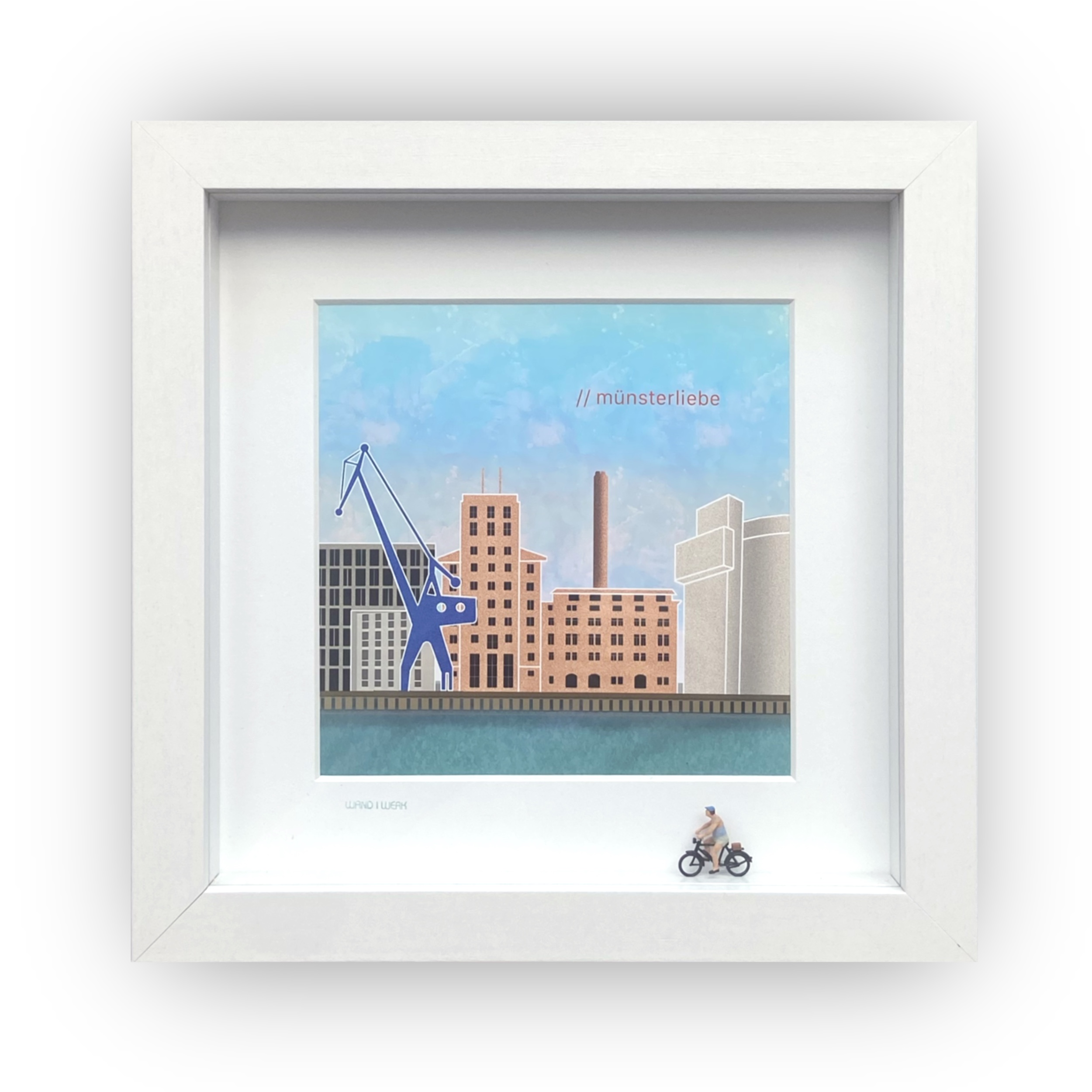 Münsterliebe 3 - 3D Bilder im Objektkasten - art in boxes