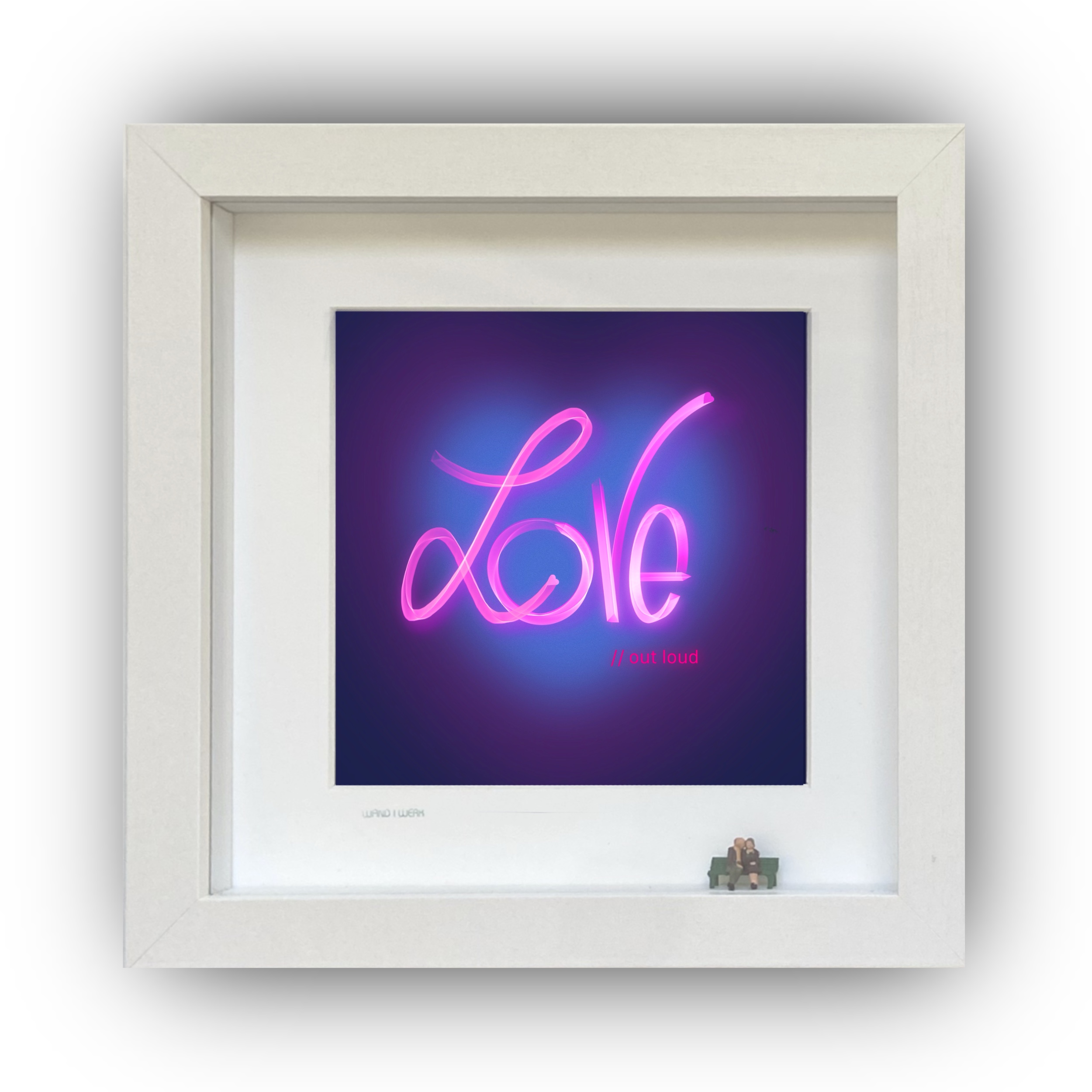 Love is in the air - 3D Bilder im Objektkasten - art in boxes