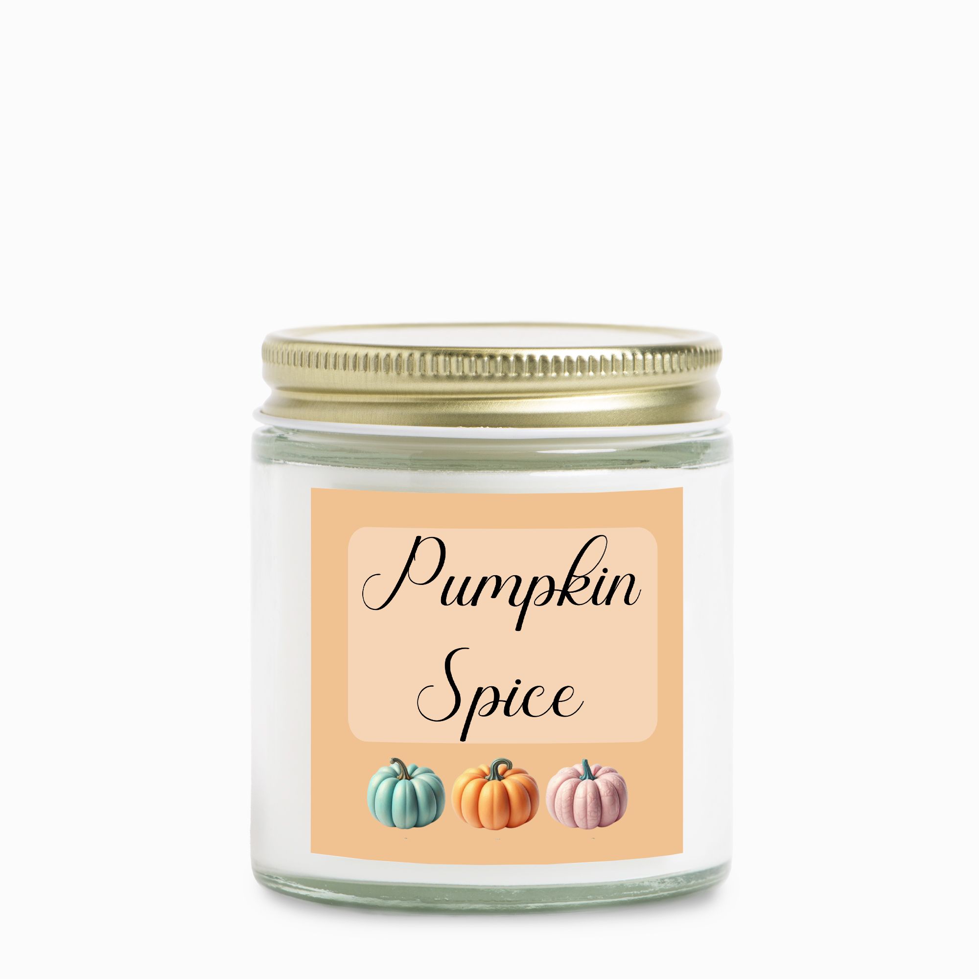 Pumpkin Spice - Clear Jar Candle - 04 oz.