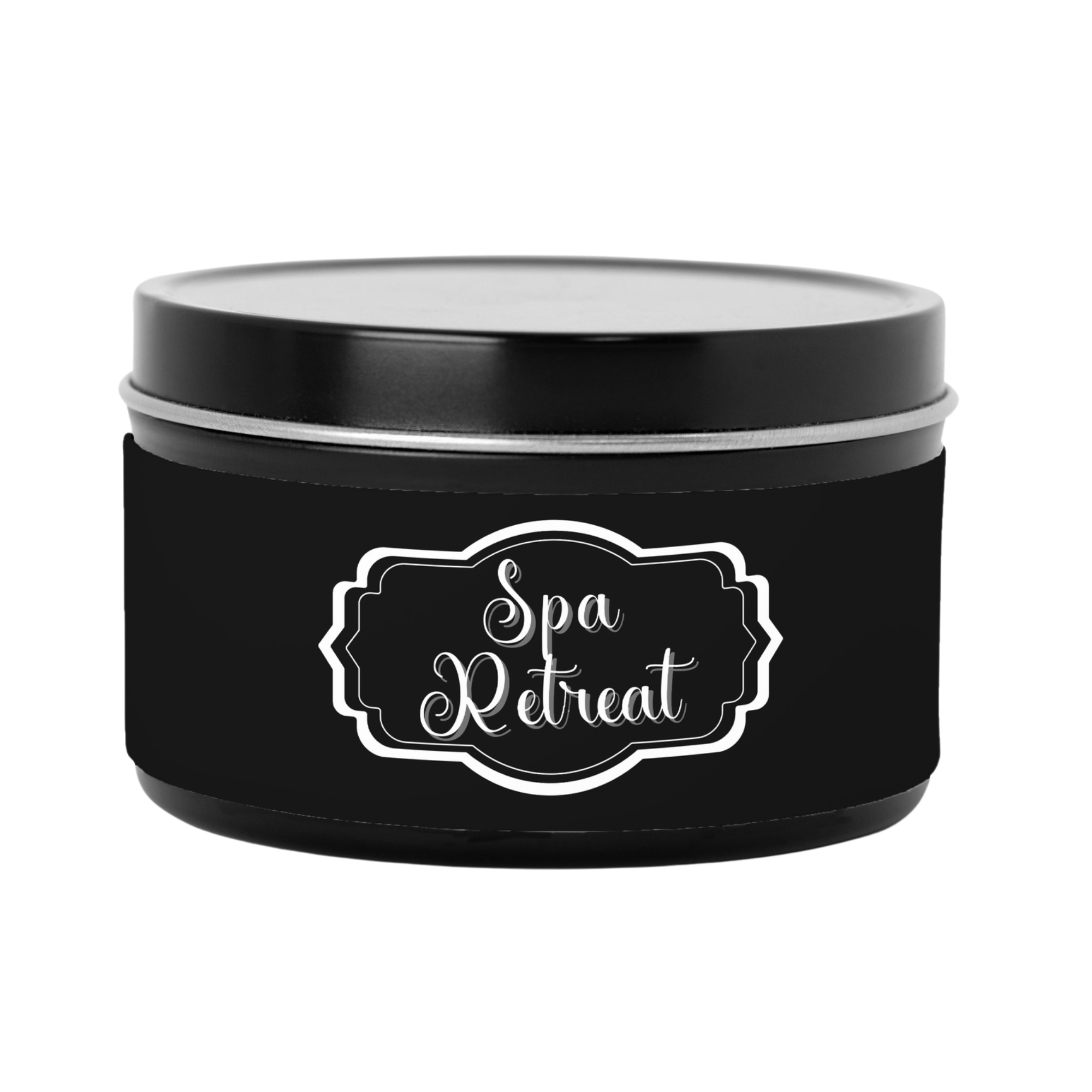 Spa Retreat - Black Tin Candle - 8 oz.