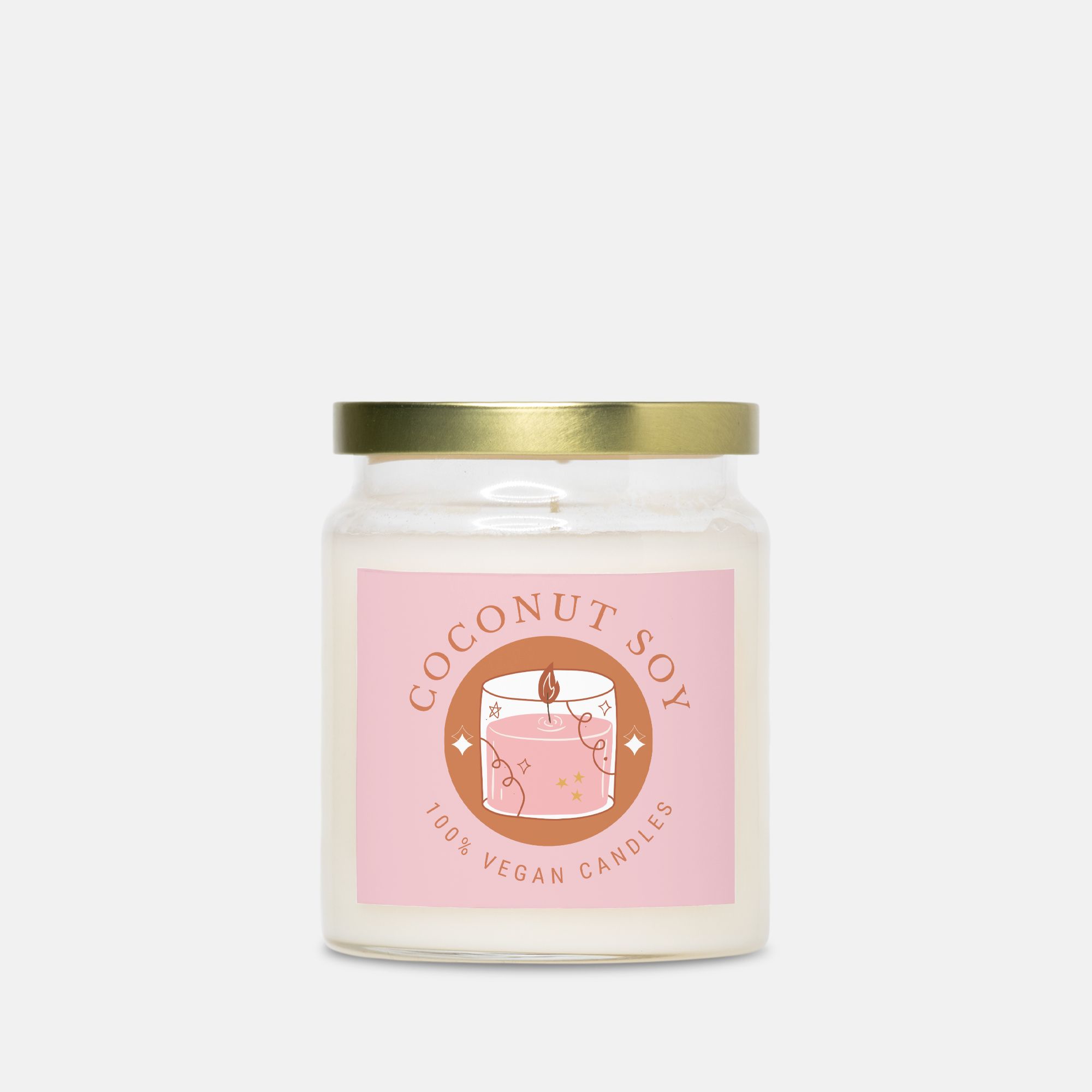 Coconut Soy Candle Apothecary Jar 9oz -072