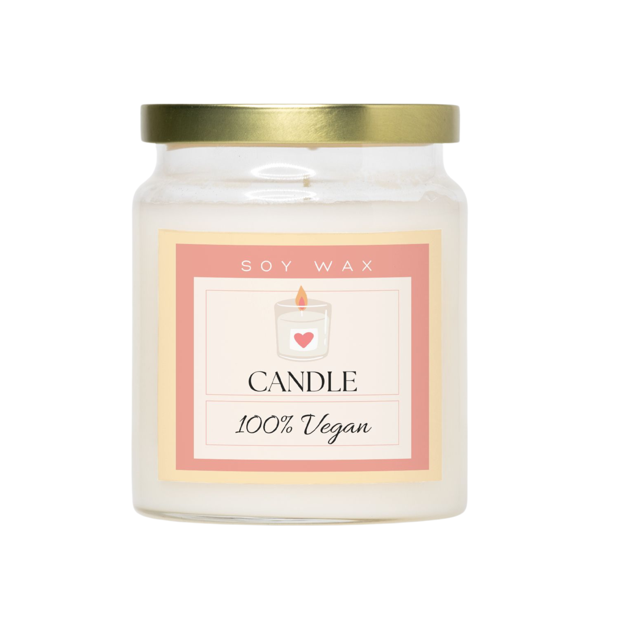 Coconut Soy Candle Apothecary Jar 9oz -073