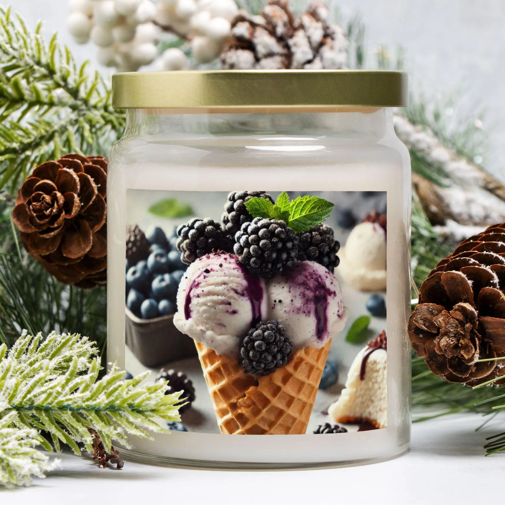Ice Cream Scented Candle
