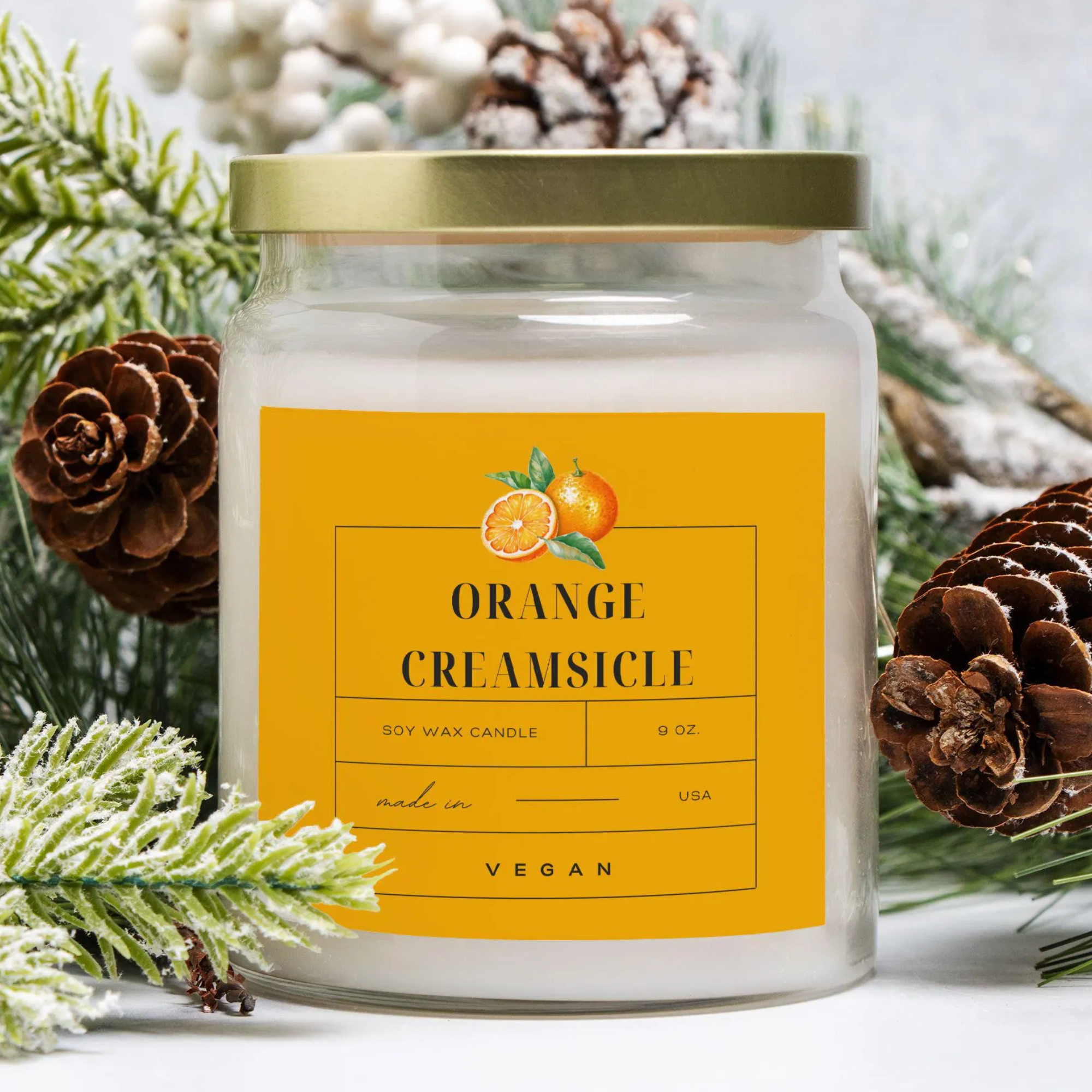 Orange Creamsicle Candle