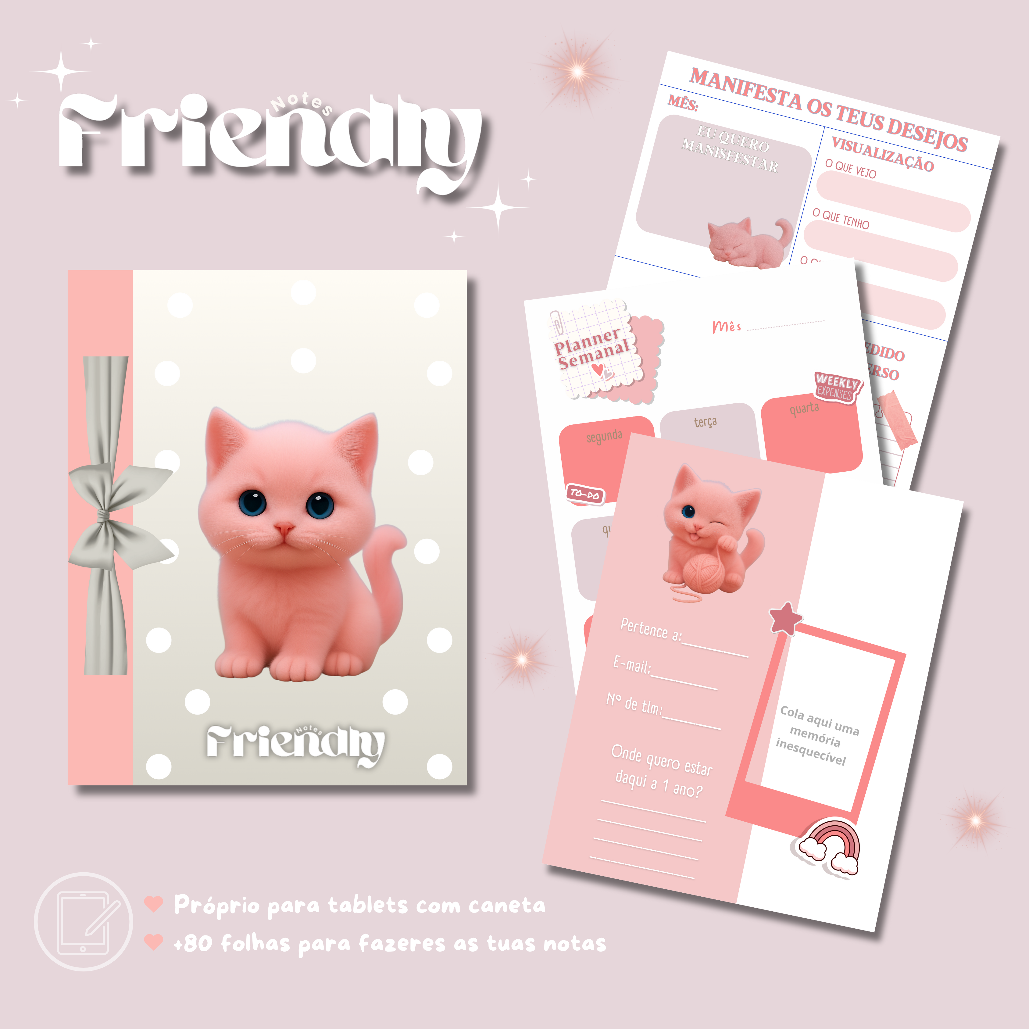 Kitty - Planner Semanal Digital