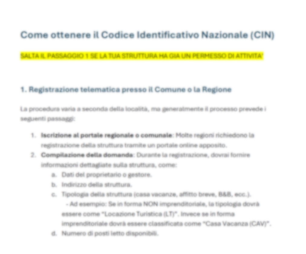 GUIDA COMPLETA PER OTTENERE IL CIN (3 Passaggi)