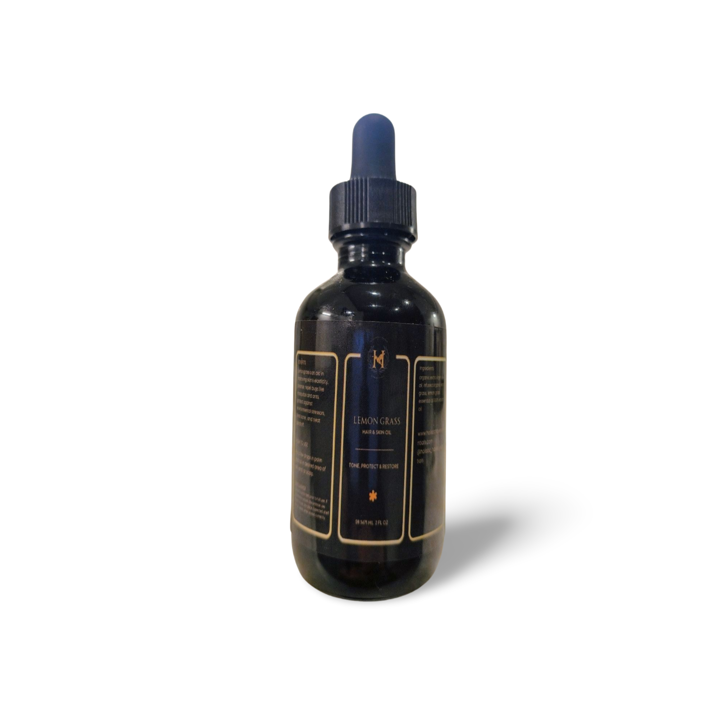Lemongrass-Rosemary Herbal-Infused Hair & Skin Body Oil