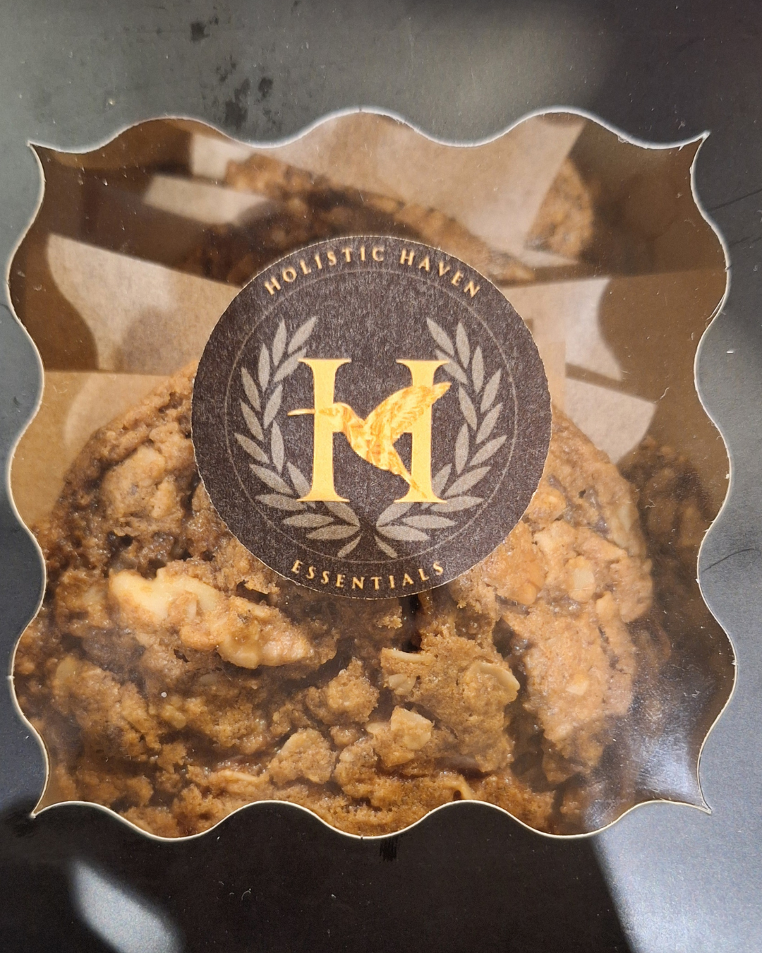Gluten Free Dark Chocolate Oatmeal Walnut Cookies