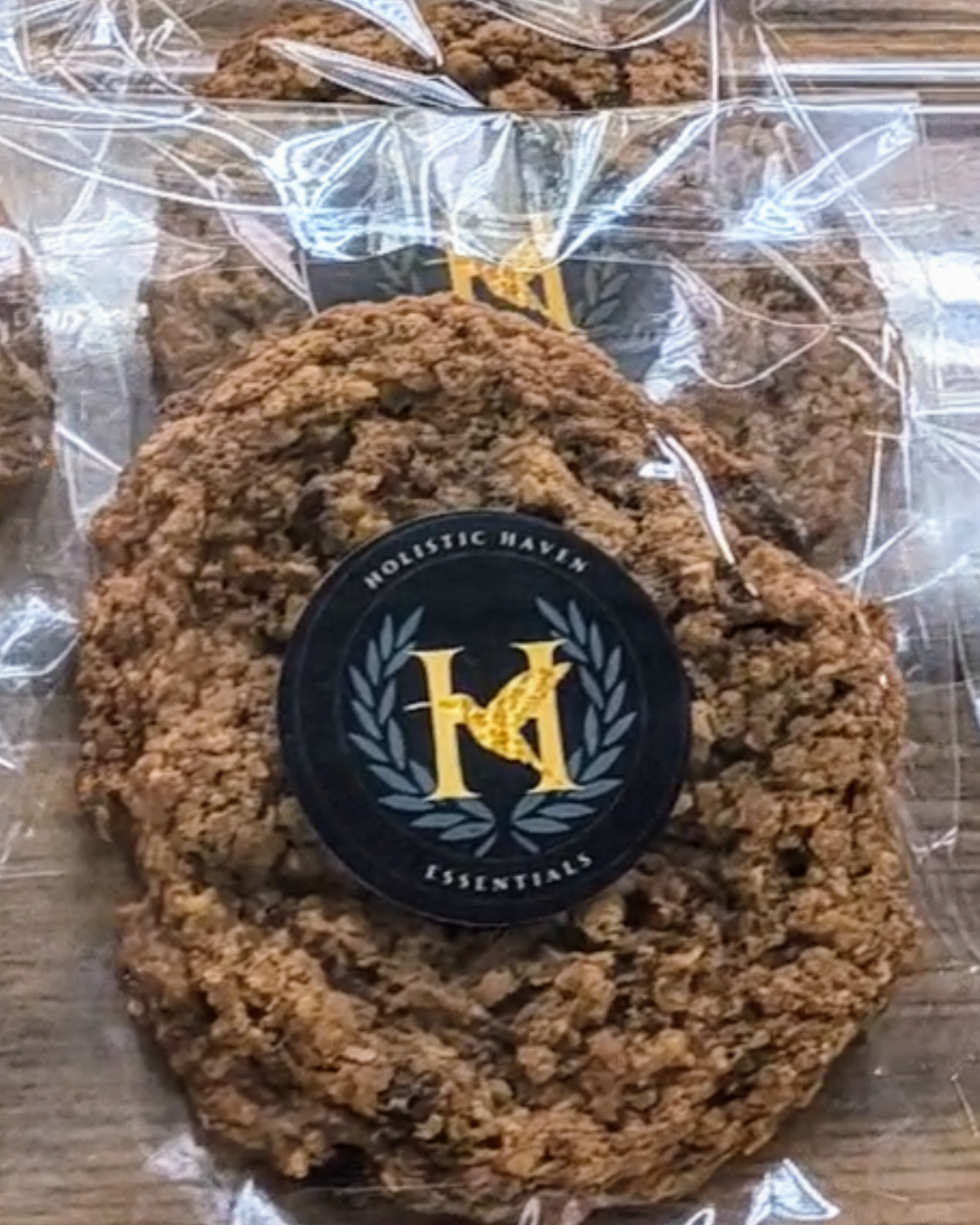 Gluten Free Dark Chocolate Oatmeal Walnut Cookies