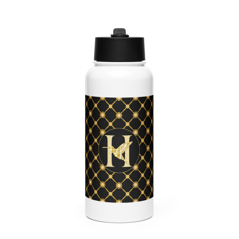 Luxury Stainless Steel with Lid Water Bottle