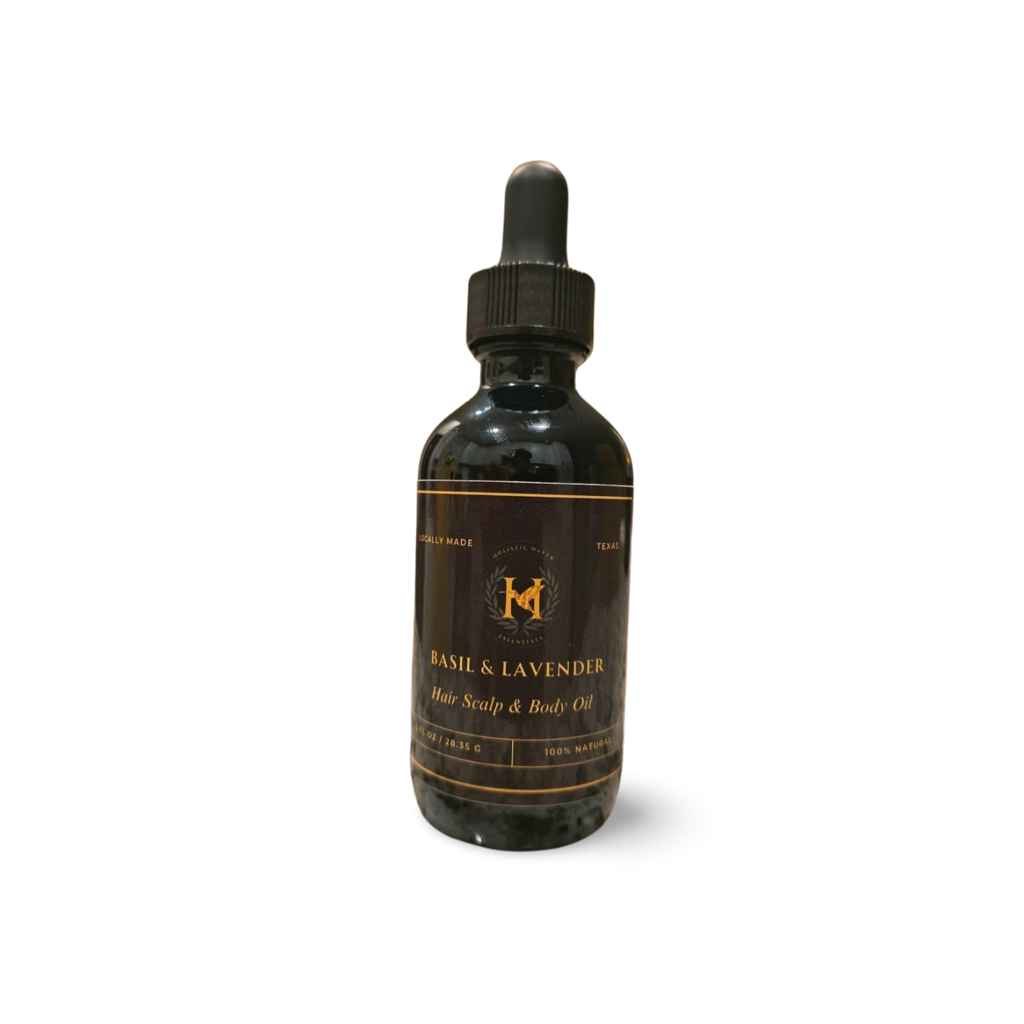 Basil-Lavender Herbal-Infused Body Oil