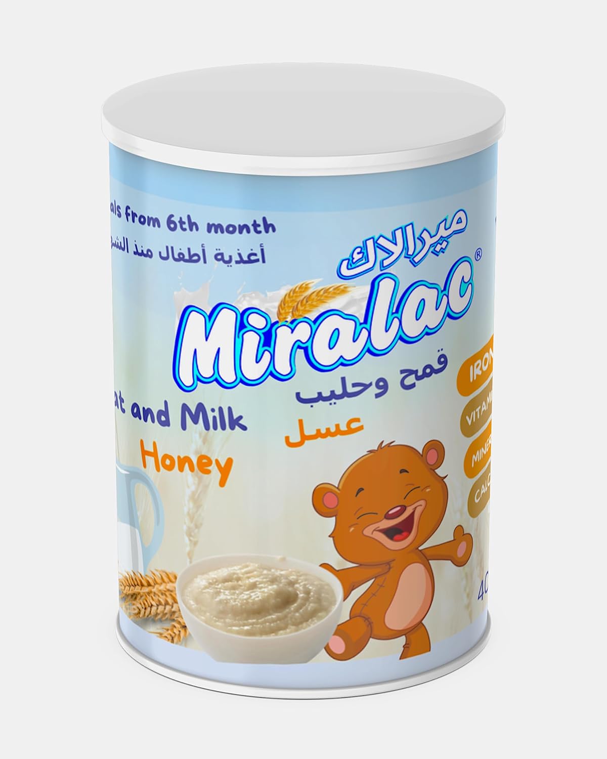 Miralac Wheat & Milk + Honey 400g
