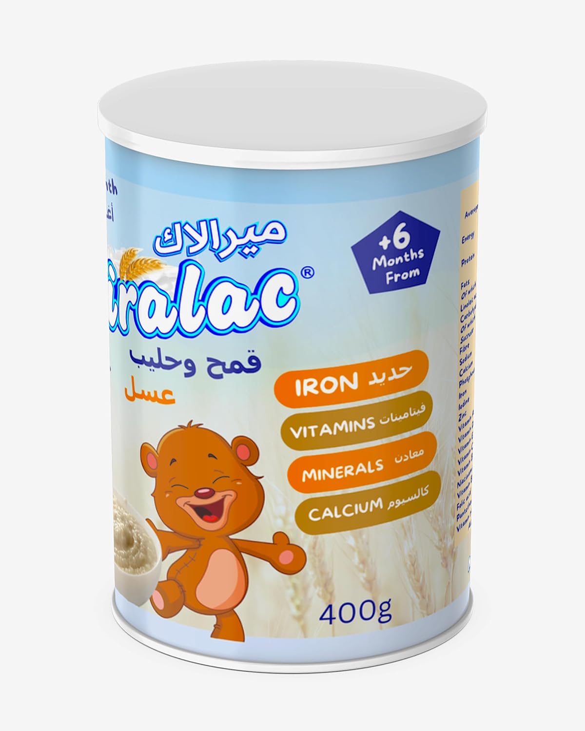 Miralac Wheat & Milk + Honey 400g
