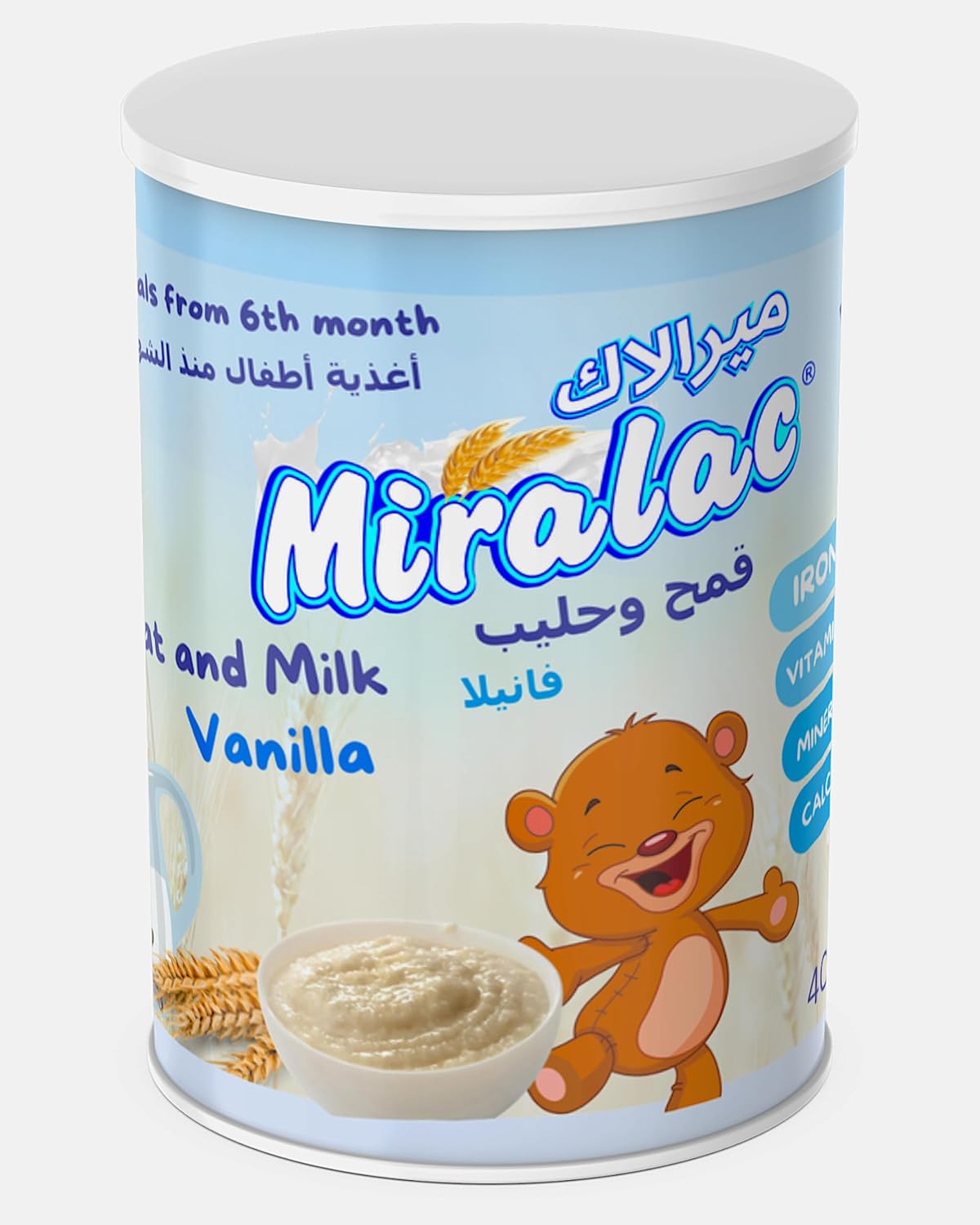 Miralac Wheat & Milk + Vanilla 400g