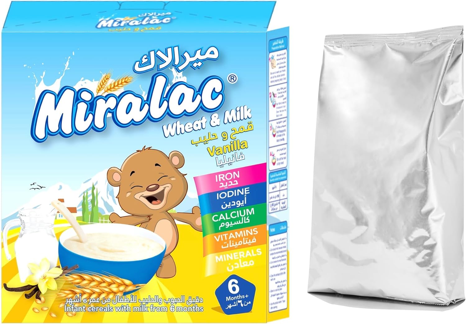 Miralac Wheat & Milk + Vanilla 200g