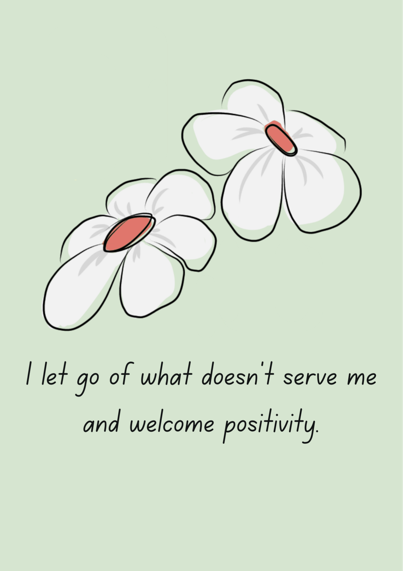 Floral minimal Wall art