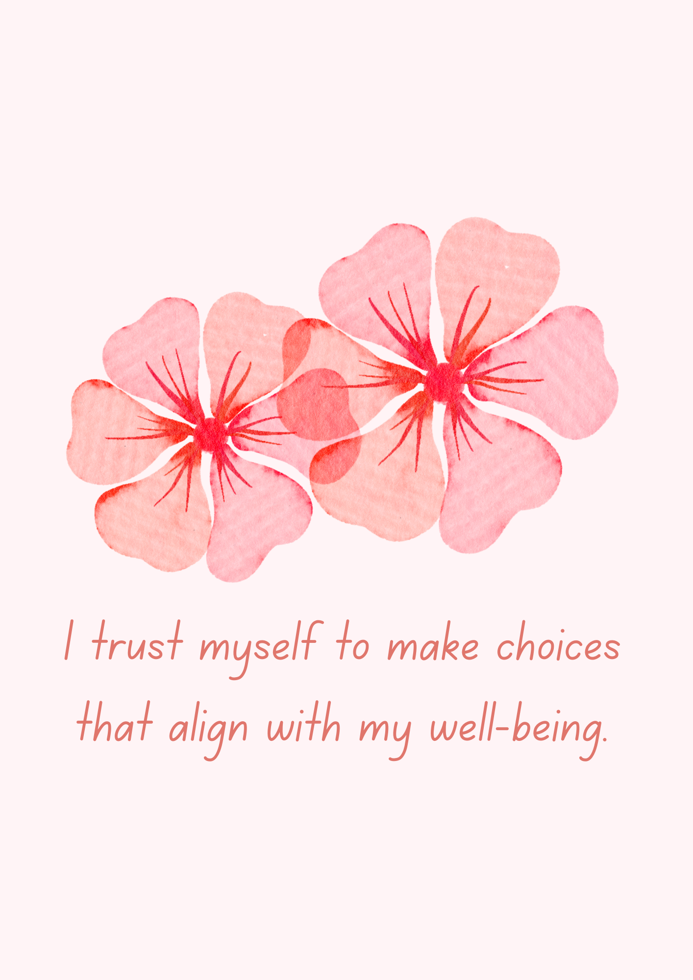 Positive Affirmation Wall Art – Uplifting Print to Inspire Your Day