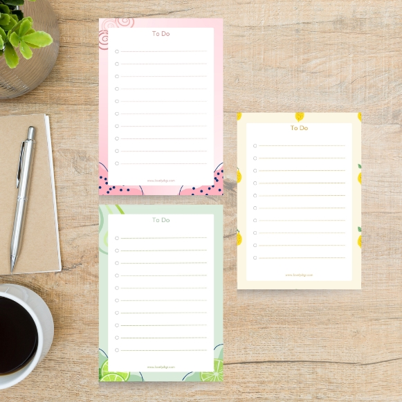 Printable To-Do List Planner – Minimalist 3-Page Daily Task Organizer (PDF)
