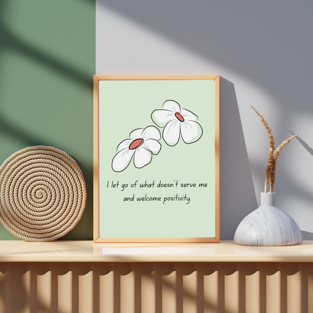 Floral minimal Wall art