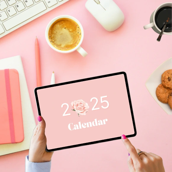 2025 Printable Calendar PDF – Minimalist Design (A3, A4, A5 Sizes, 300dpi)