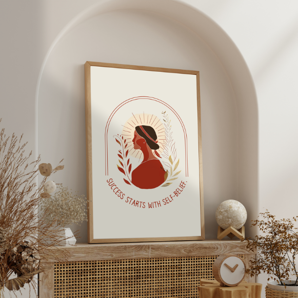 Minimalist Boho Wall Art | Printable Affirmation Decor | Digital Download Inspirational Quote | Modern Motivational Home Decor