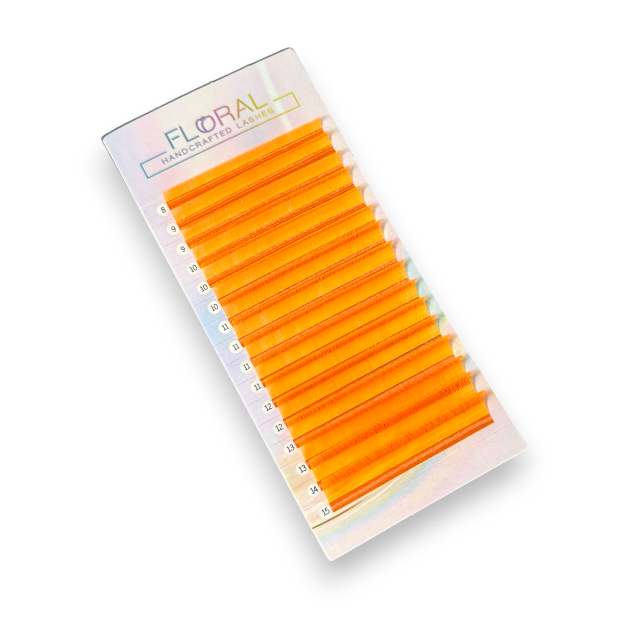 Ciglia Colorate per Extension Fluo Orange CC - 0.15 mm