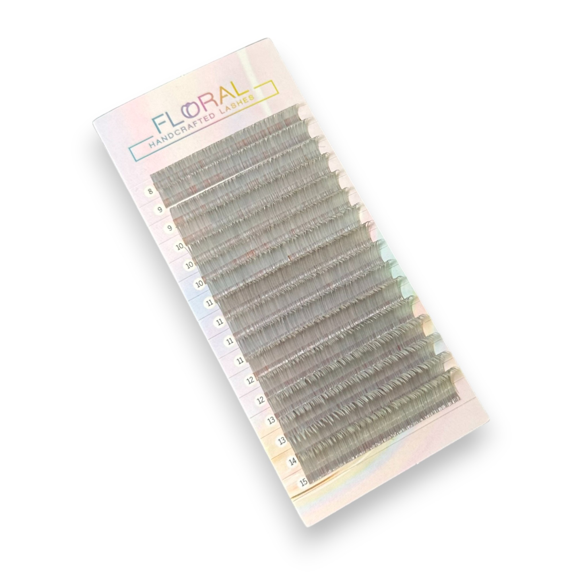 Ciglia Colorate per Extension Argento CC - 0.15 mm