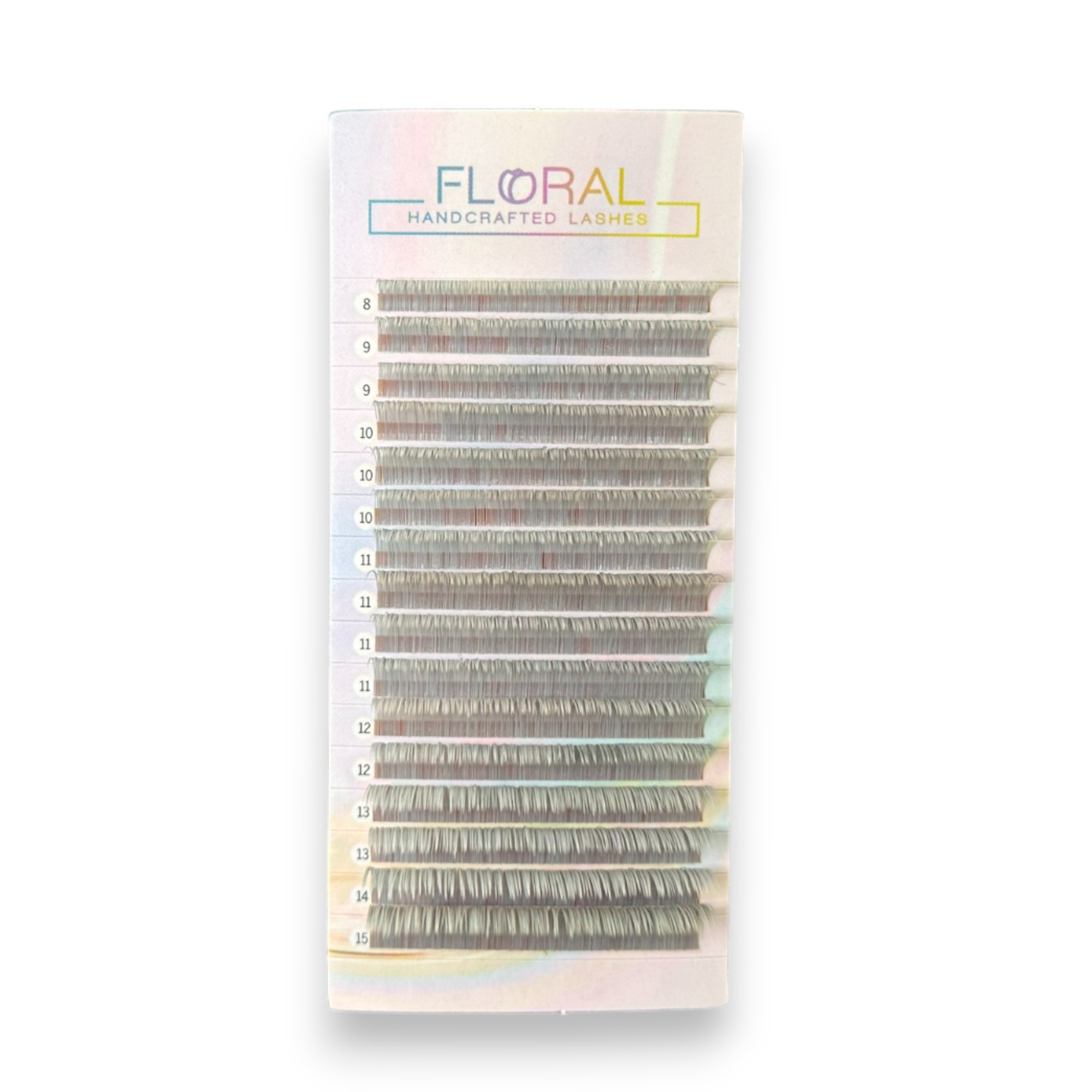 Ciglia Colorate per Extension Argento CC - 0.15 mm