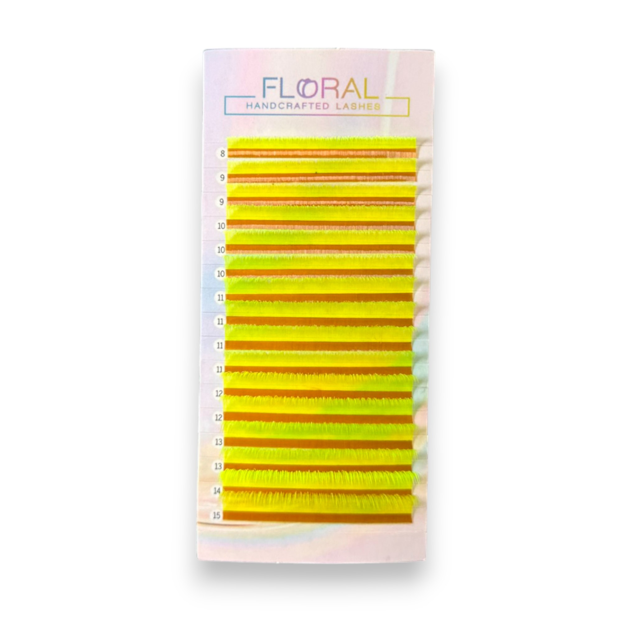 Ciglia Colorate per Extension Limone Neon CC - 0.15 mm