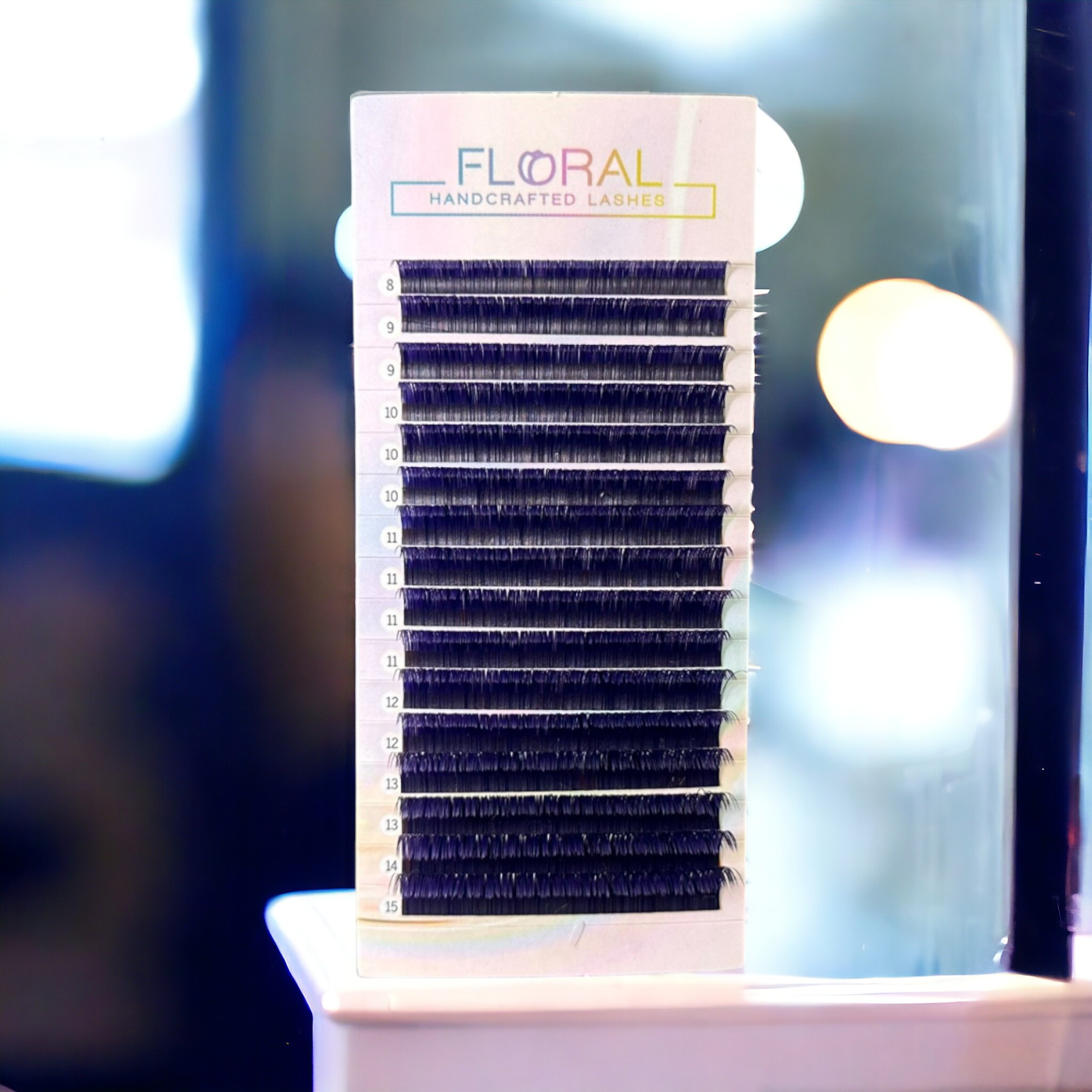 Ciglia Colorate per Extension Blu Oceano CC - 0.15 mm