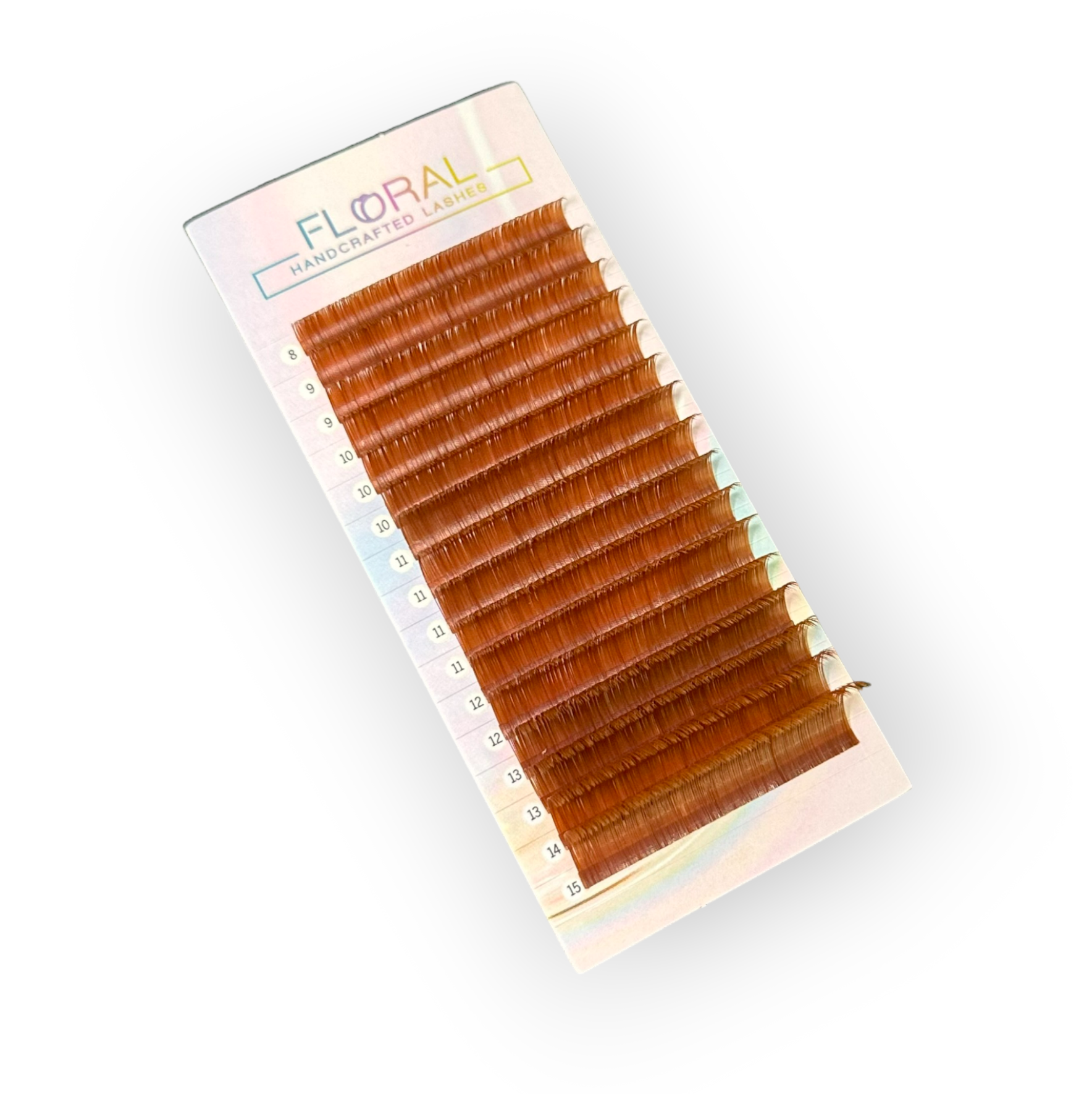 Ciglia Colorate per Extension Marrone chiaro CC - 0.15 mm