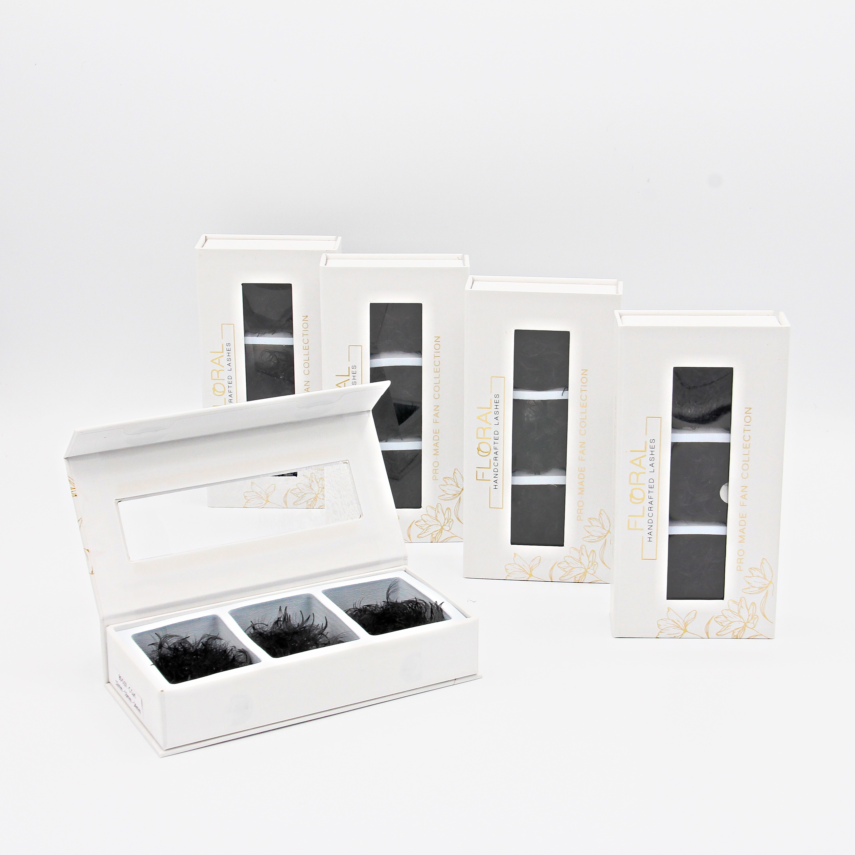 3 in 1 - 1500 Ventagli pronti - 3D, 4D, 5D, 6D volume russo