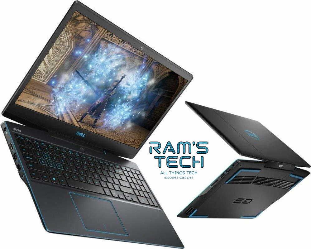 gaming dell G3 15 3590 Core i7-9750H, 16 Ram. SSD 512, NVidia GTX 1660 6GB