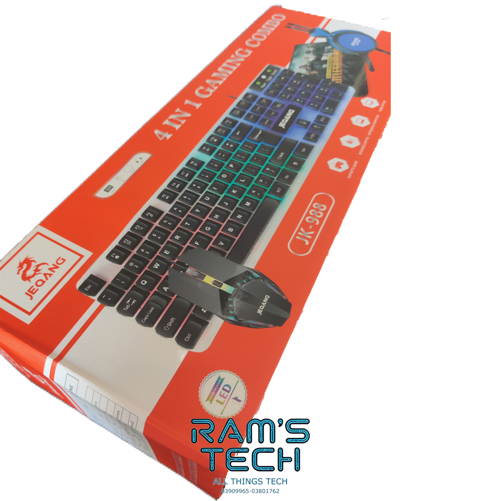 JEQANG 4 in 1 Gaming Combo