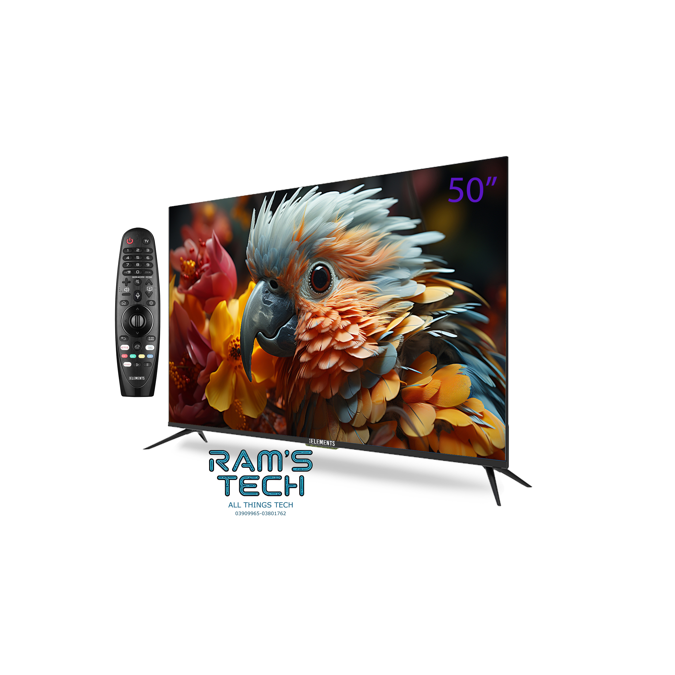 ELEMENTS  50" QLED TV  ELT50QL7DE
