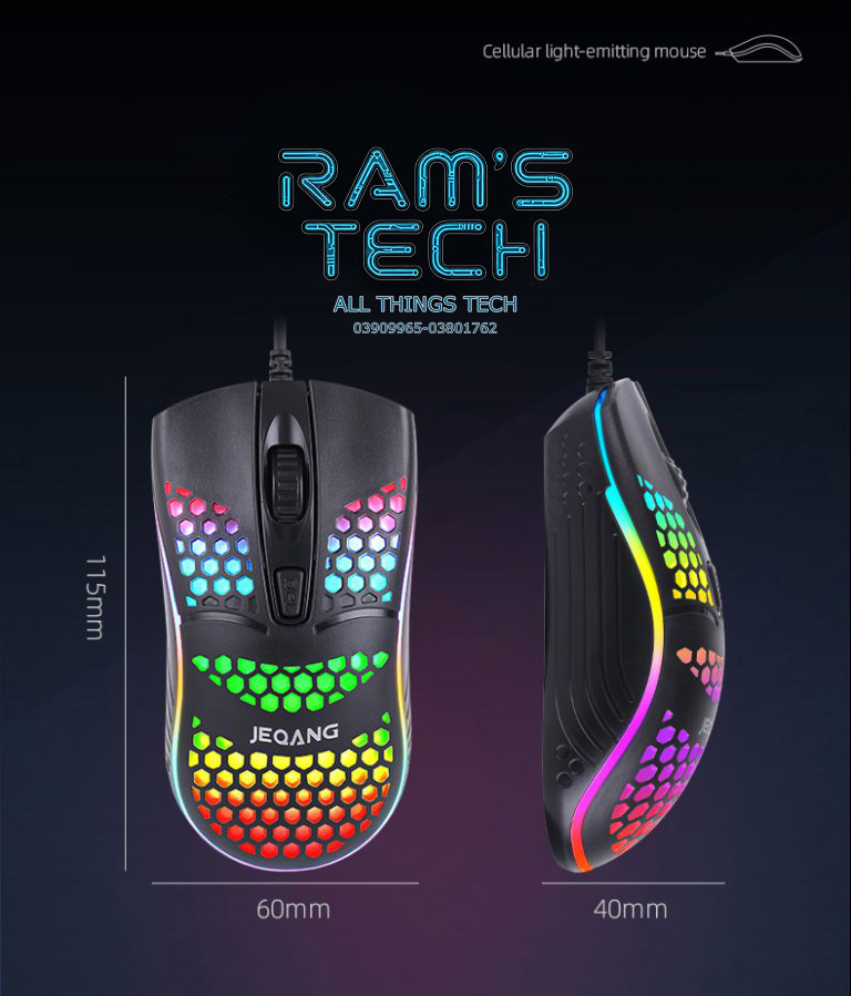  Cellular Light-Emitting Mouse JM-G102