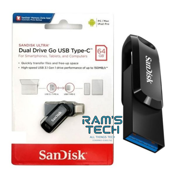 SanDisk Ultra Dual Drive Go USB Type-C 64GB
