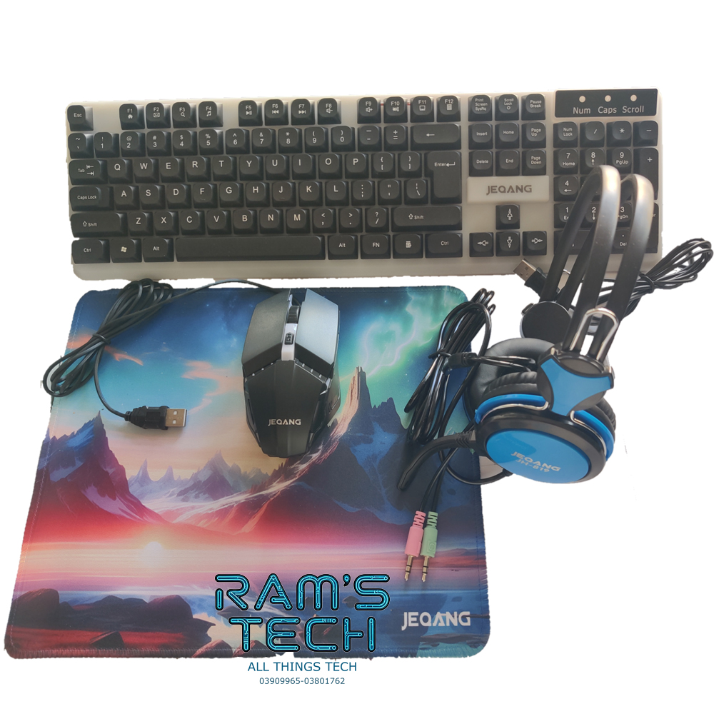 JEQANG 4 in 1 Gaming Combo