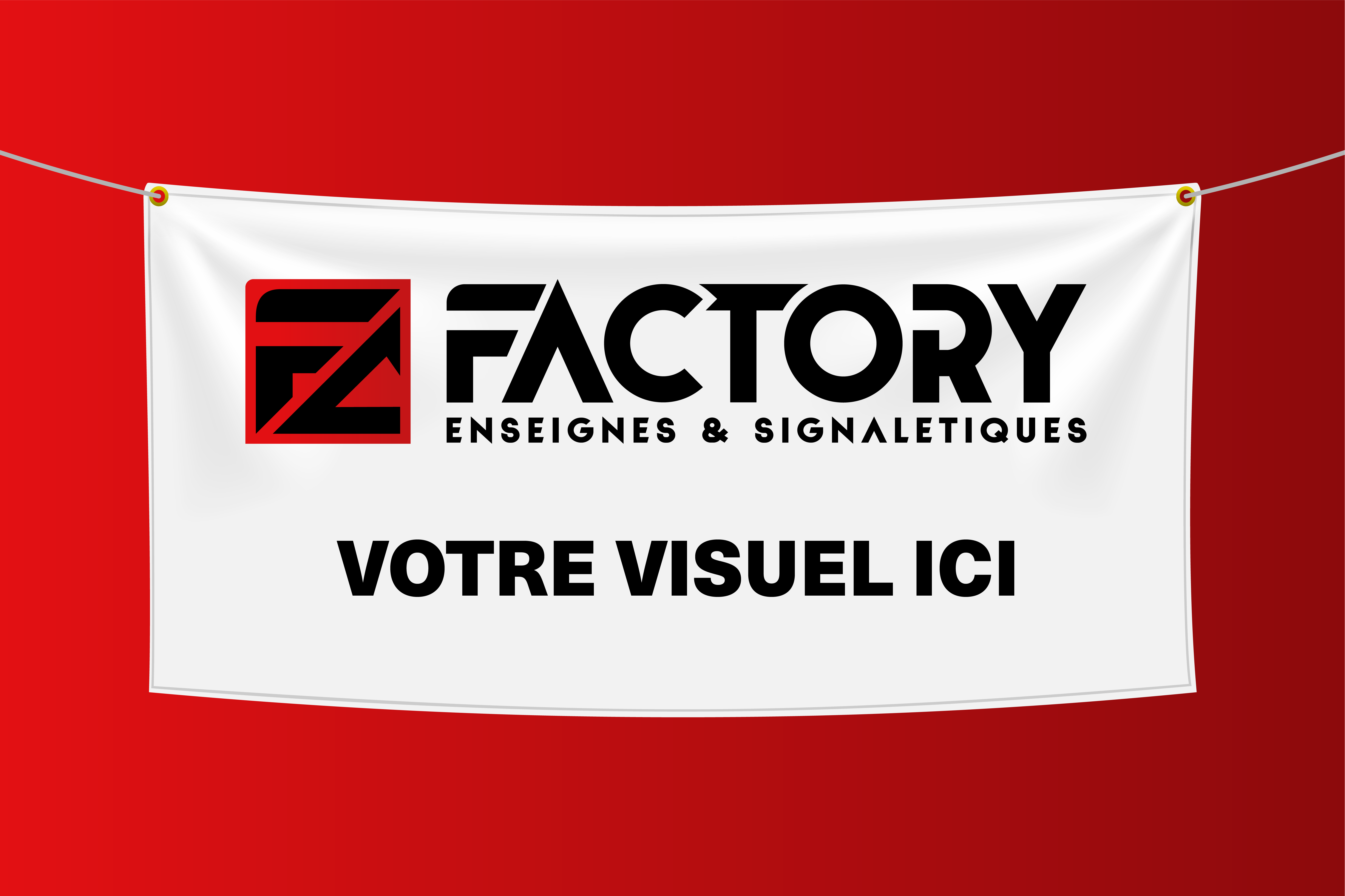 Banderole (plus d'un mètre de large)