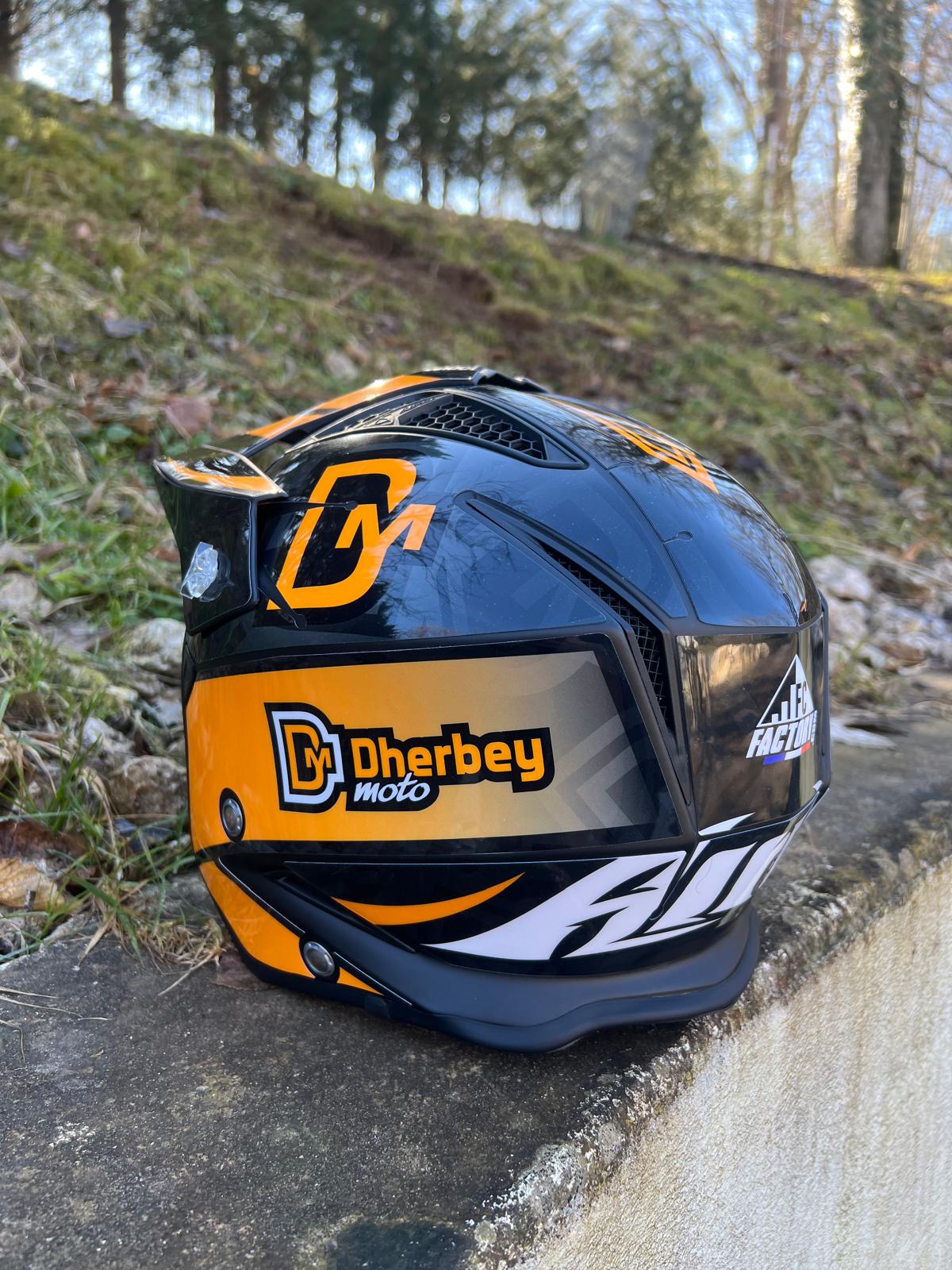 Kit déco Casque Trial Airoh TRR 100% Perso