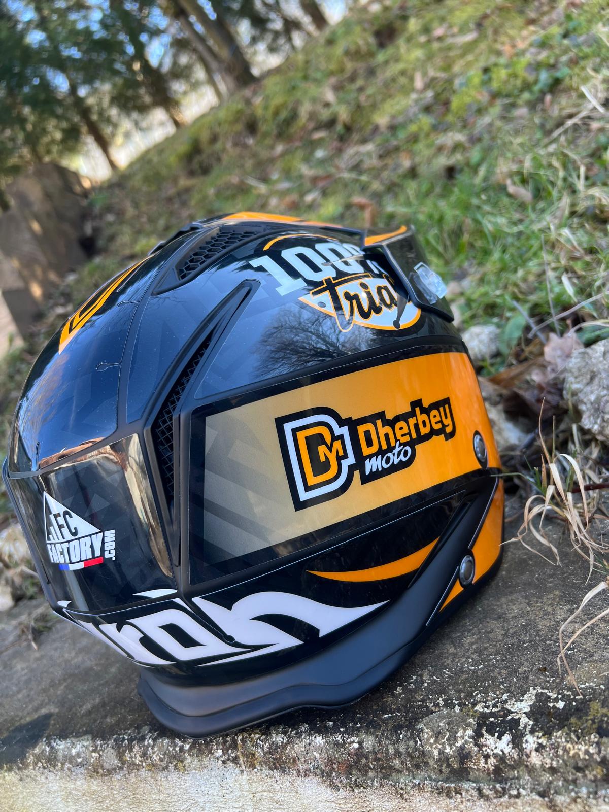 Kit déco Casque Trial Airoh TRR 100% Perso