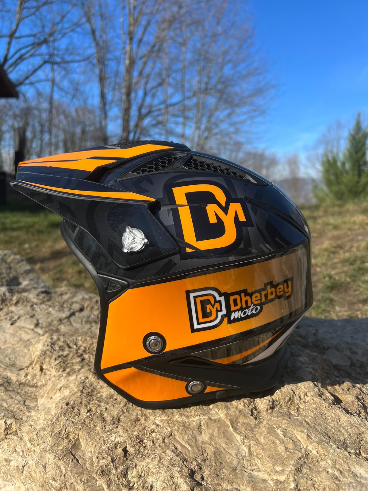 Kit déco Casque Trial Airoh TRR 100% Perso