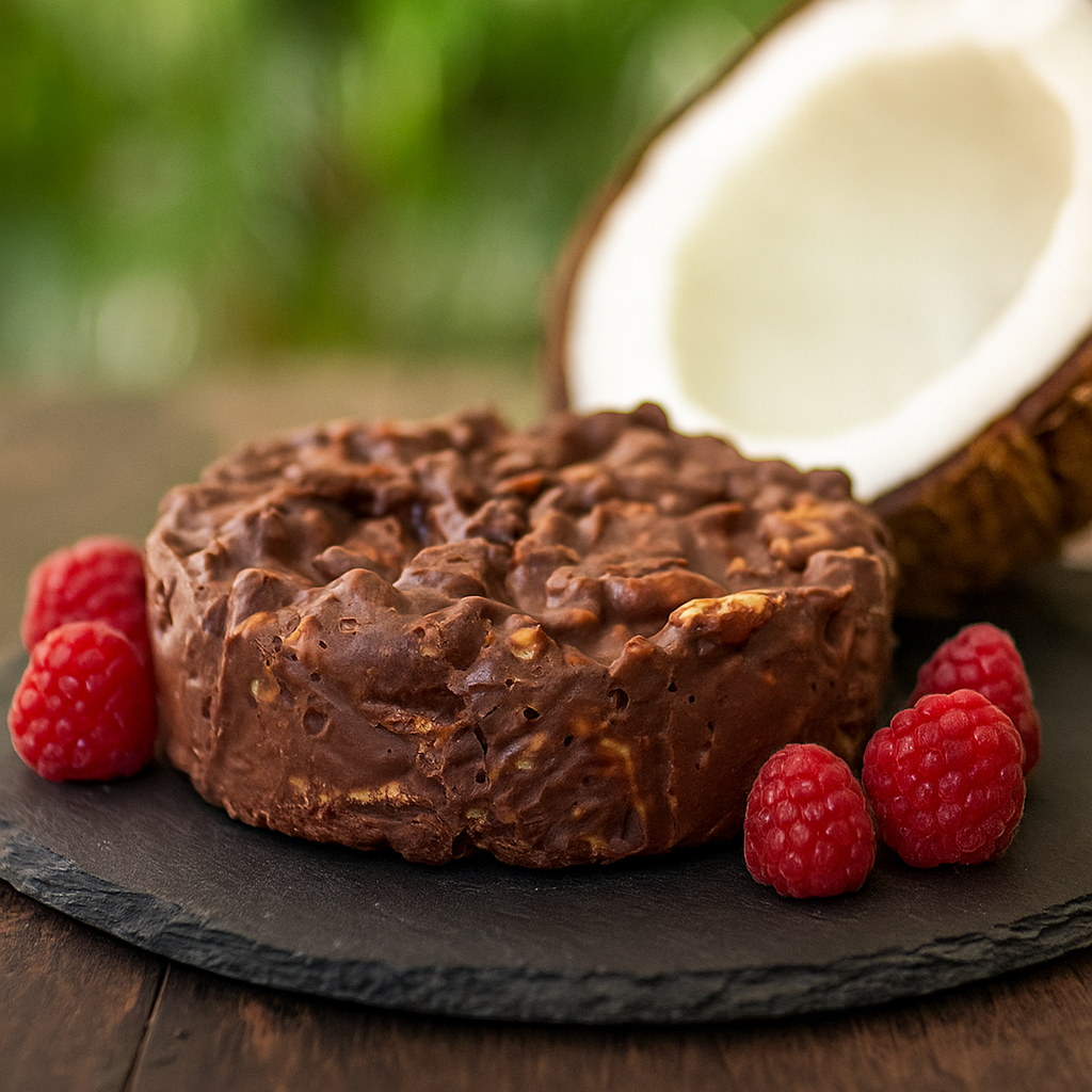 Šokoladinis-avietinis tinginys