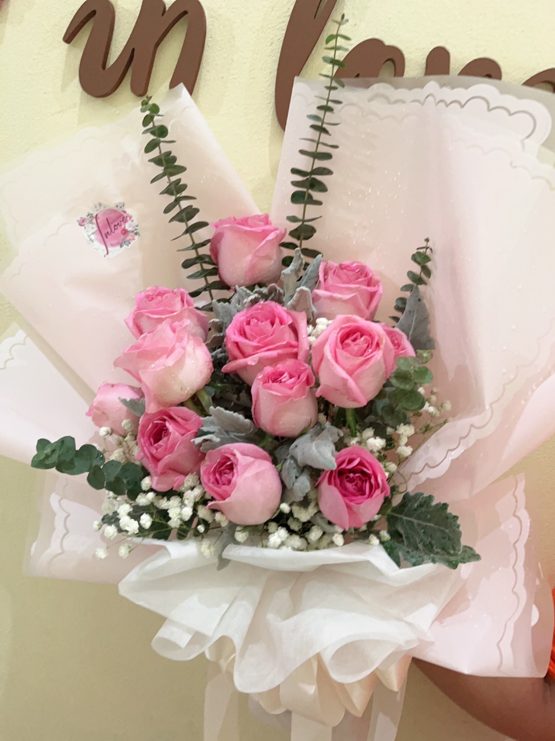 Pink Rose Bouquet