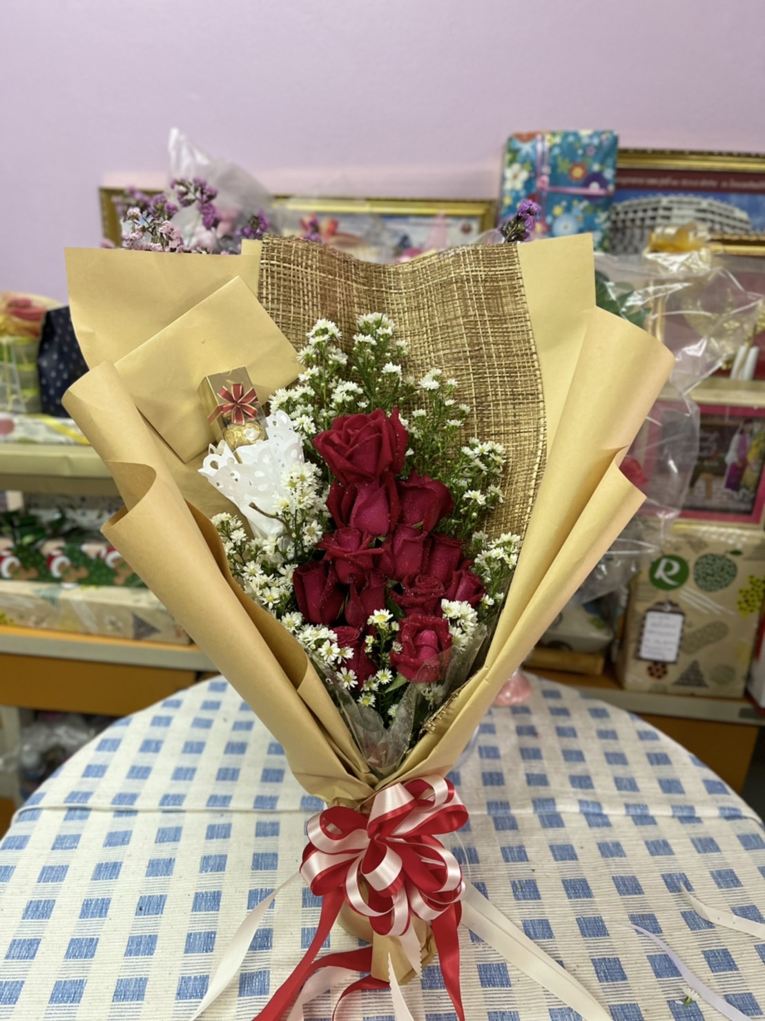 Elegant Red Rose Bouquet
