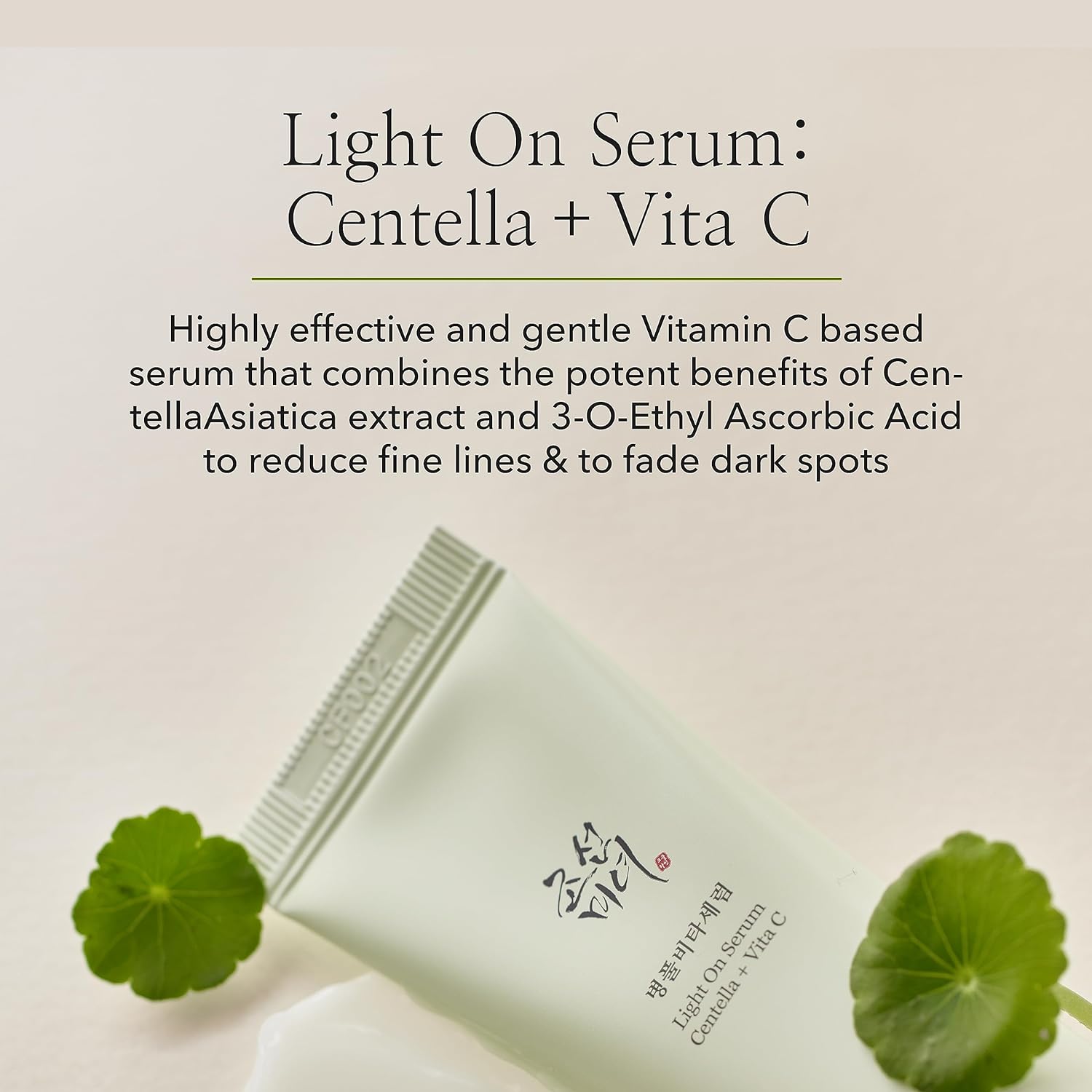 Beauty of Joseon Light On Serum Vitamin C Centella Dark Spot Fine Lines Pigmentation Correcting Serum, Hydrating Moisturizer, 30ml, 1 fl.oz