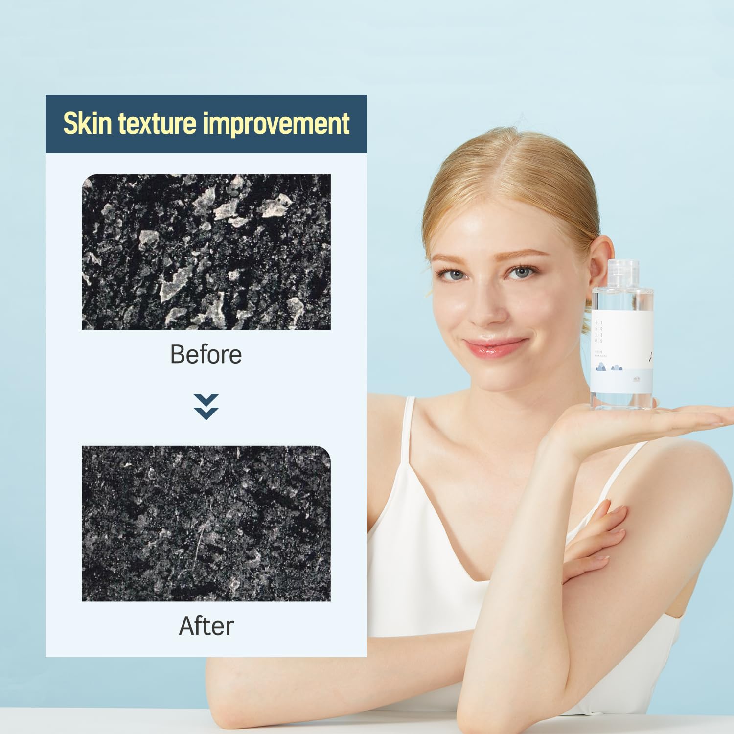 ROUND LAB Dokdo Toner | Exfoliate Dead Skin Cells, Replenish Skin with Long Lasting Moisture, Hydrating
