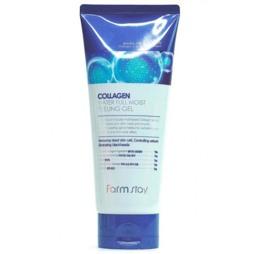Peeling Gel Face Exfoliator, collagen gentle Peeling Gel, Brightening Facial Exfoliator, All Skin Types