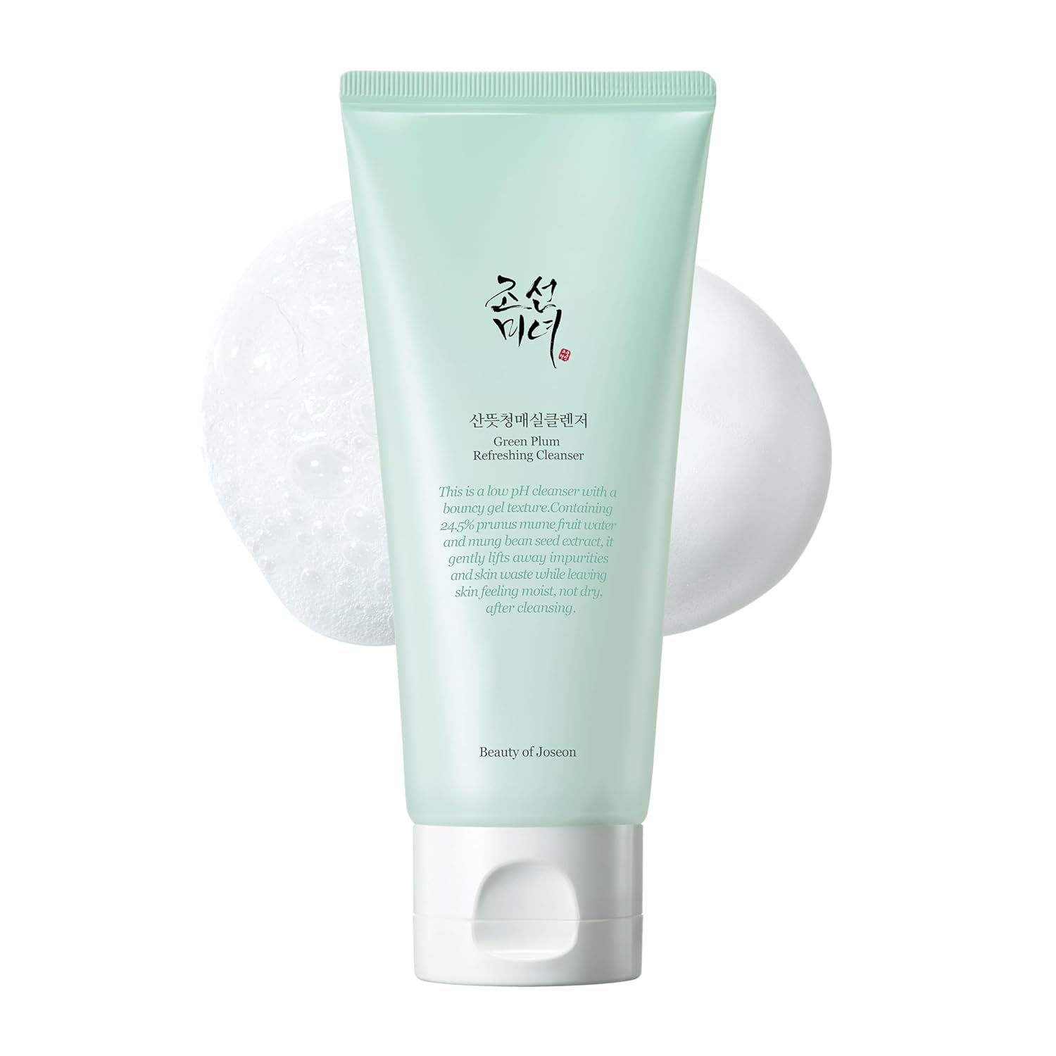 Beauty of Joseon Green Plum Refreshing Cleanser Gel Type Deep Pore Cleansing, Acne Face Wash, Blackhead Remover for All Skin Types, Korean Skincare 100ml
